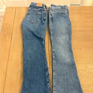 Abercrombie kids jeans in regular length size 13 /14 (2 pairs)